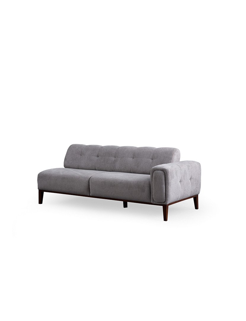Sofá Canto Athena Cinzento Claro