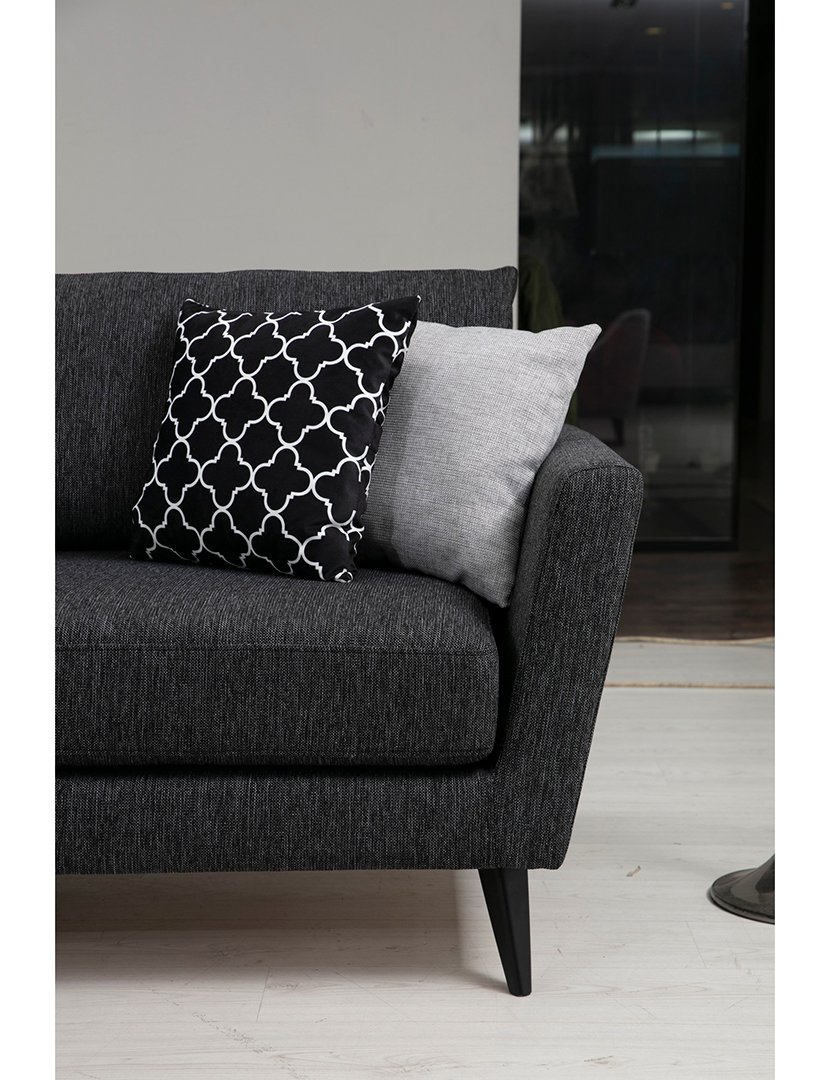 Sofá 3L Mayorka Cinzento Escuro