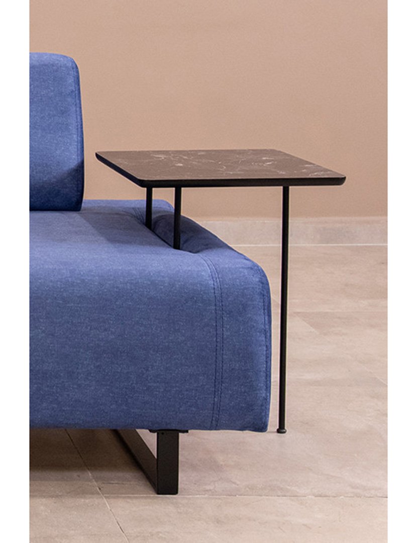 Sofá Cama 3L Infinity Table Azul