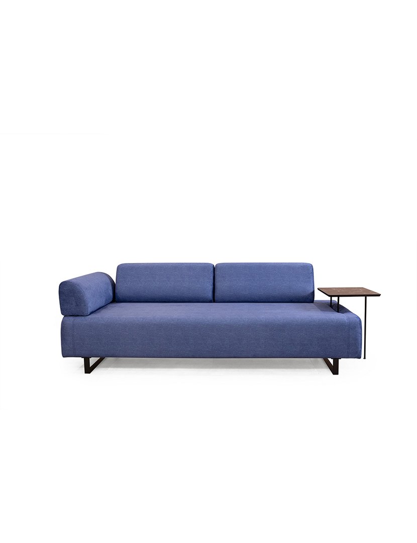 Sofá Cama 3L Infinity Table Azul