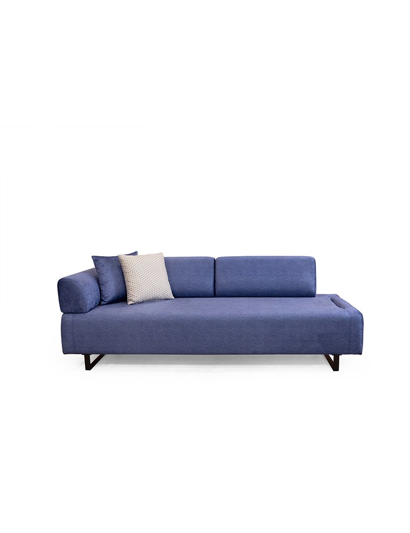 Sofá Cama 3L Infinity Table Azul