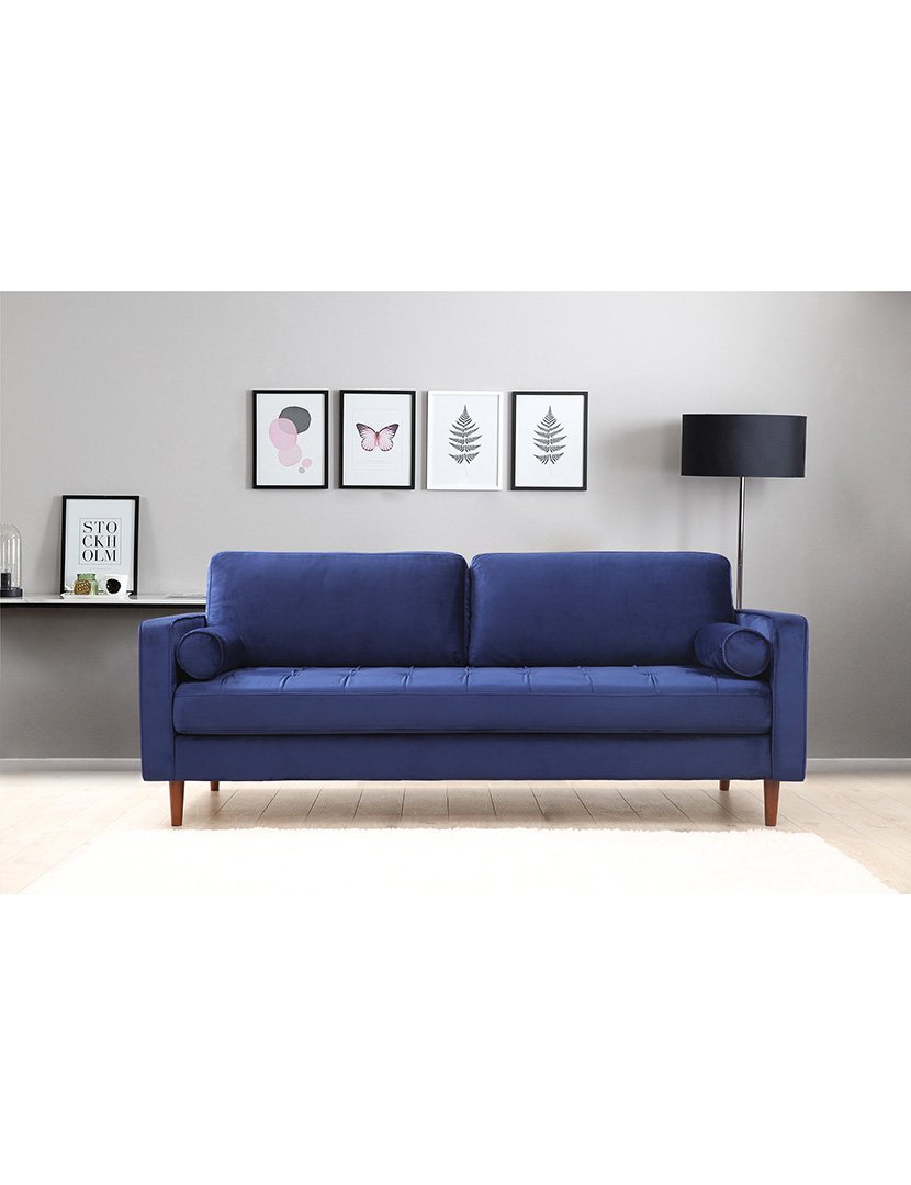 Sofá 3L Rome Azul Marinho