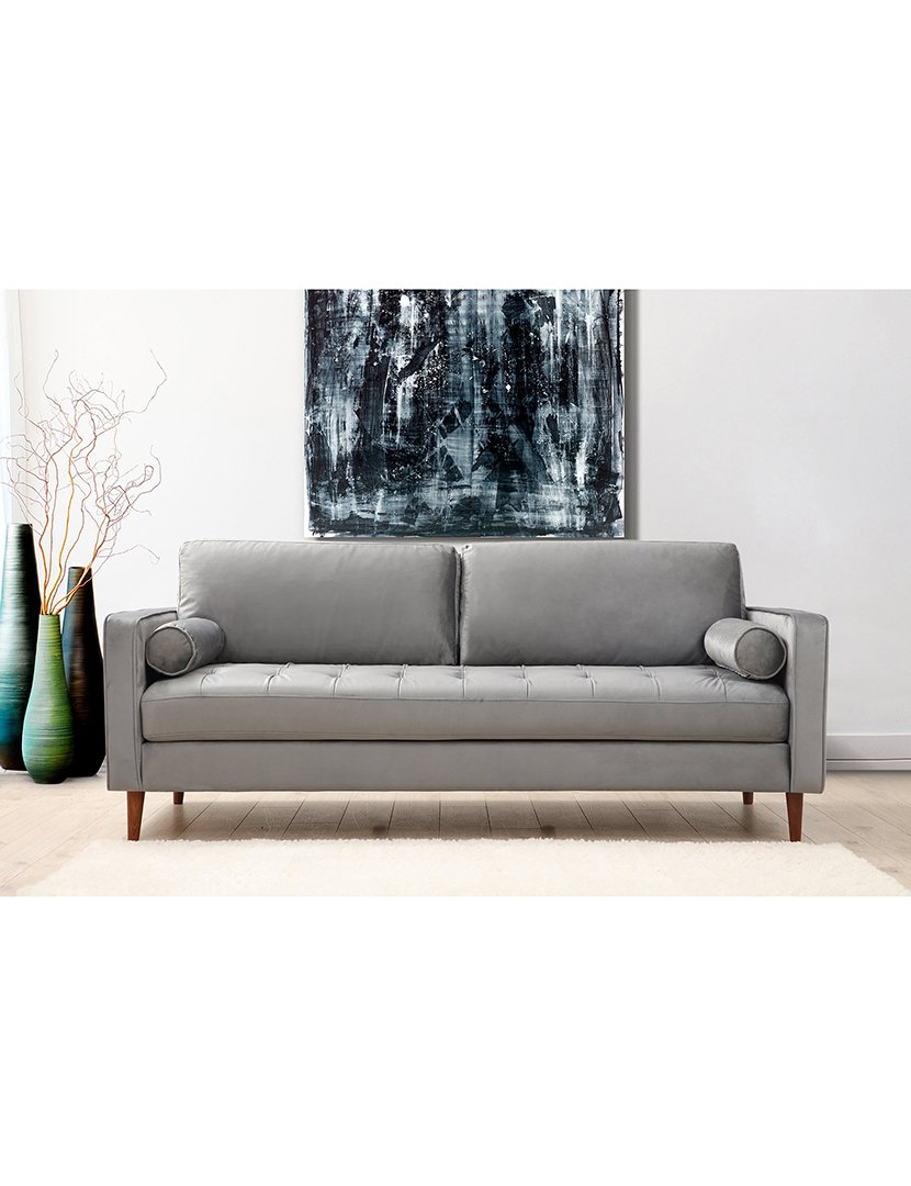 Sofá 3L Rome Cinzento Claro