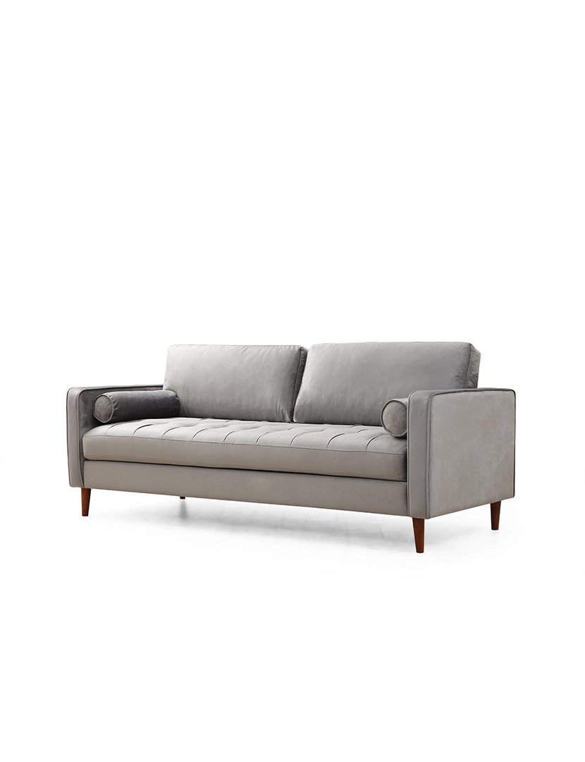 Sofá 3L Rome Cinzento Claro