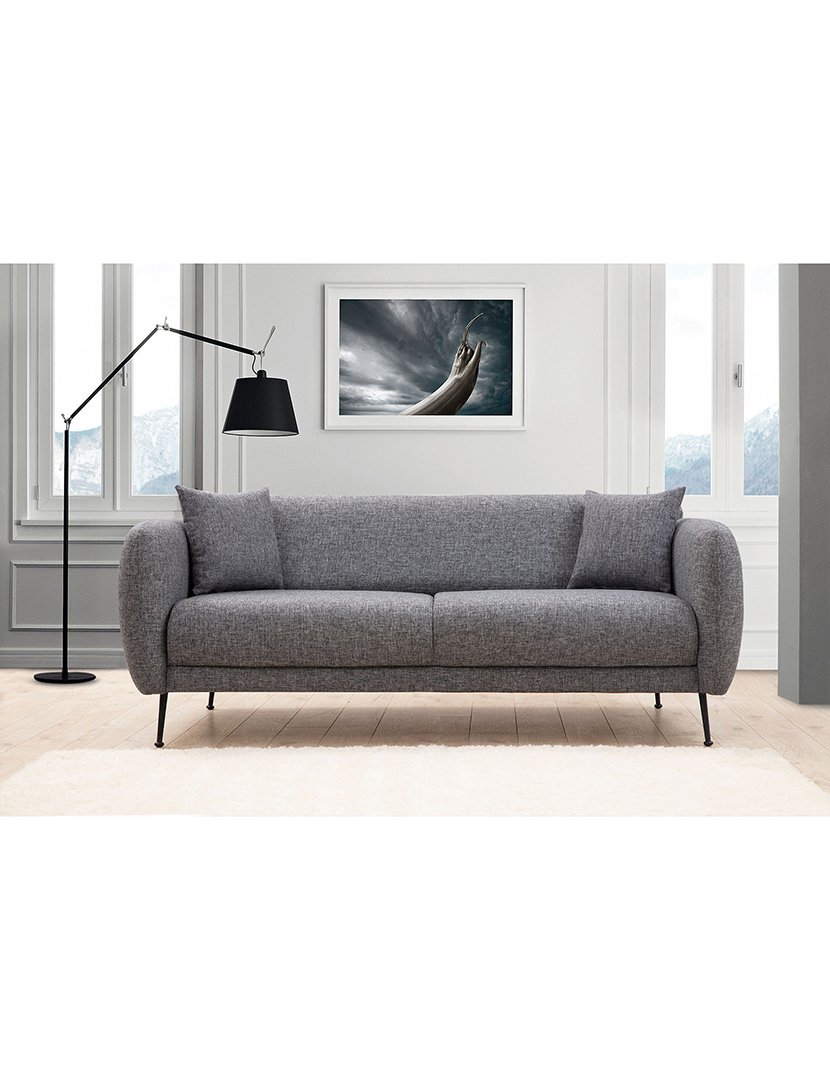 Sofá Cama 3L Sevilla Cinzento