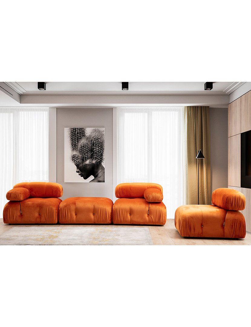 Módulo Central Bubble Laranja