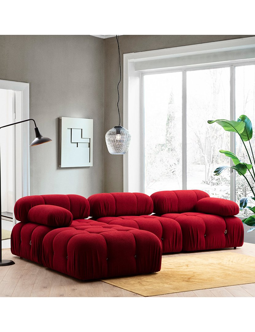 Módulo Canto Esquerdo Bubble Vermelho