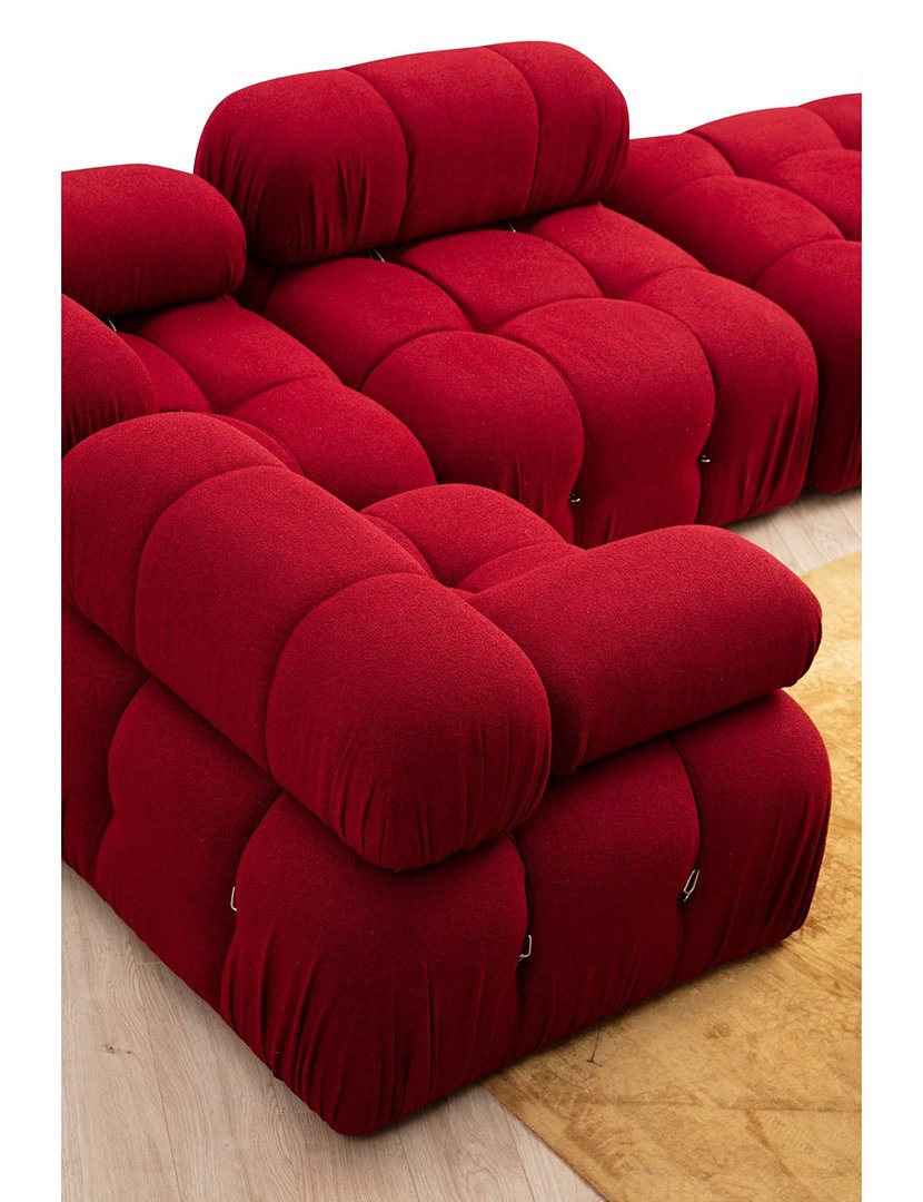 Módulo Canto Direito Bubble Vermelho