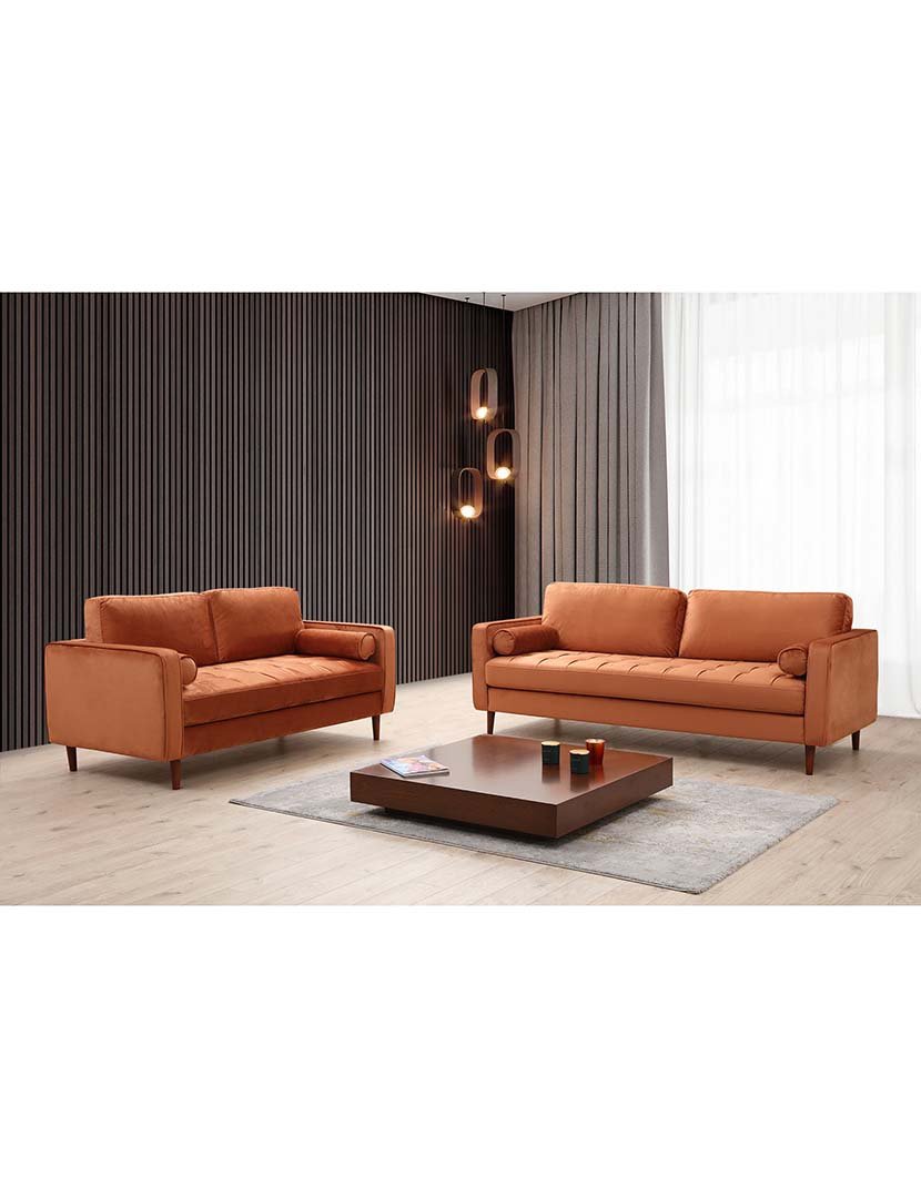 Sofá 2L Rome Laranja