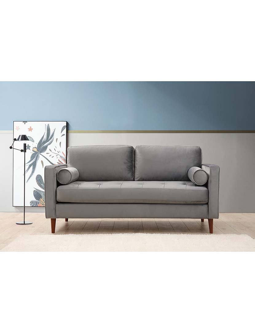 Sofá 2L Rome Cinzento Claro