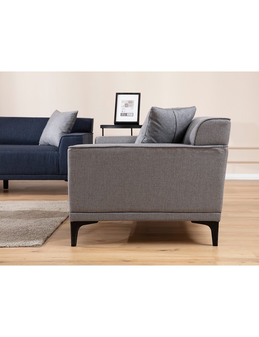 Sofá 2L Petra Cinzento Claro