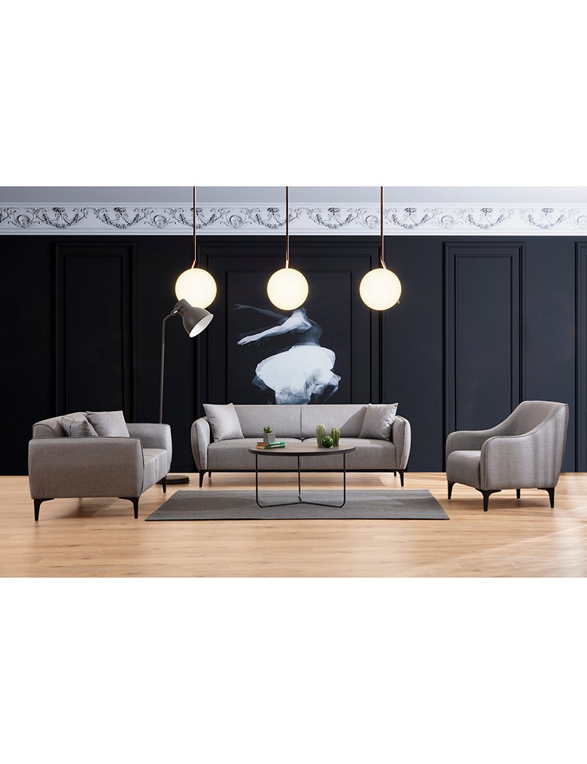 Sofá 2L Belissimo Cinzento