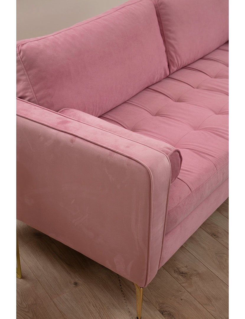 Sofá 3L Rome Rosa Velho