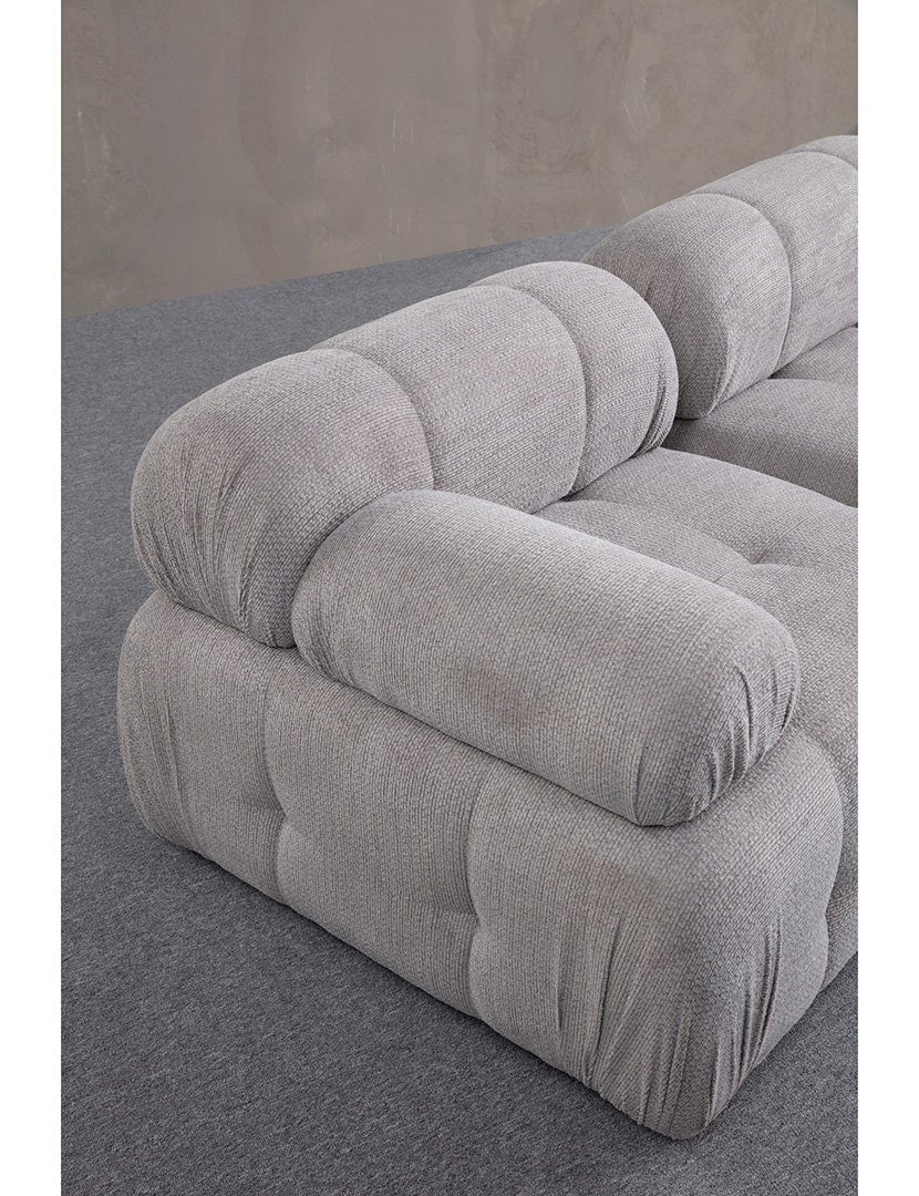 Sofá Modular 3L Petite Cinzento Claro