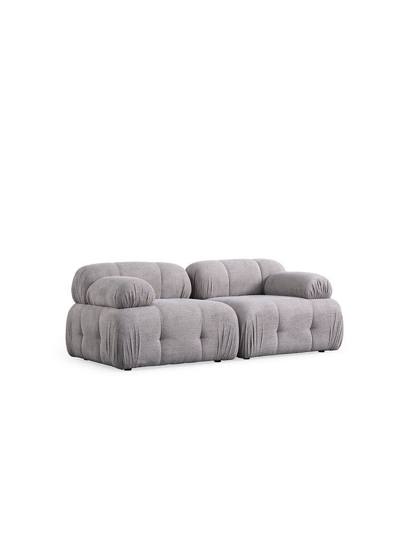 Sofá Modular 2L Petite Cinzento Claro