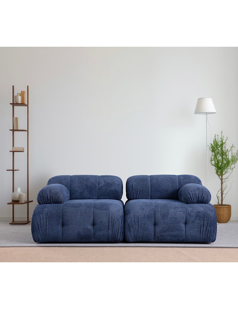 Sofá Modular 2L Petite Azul Escuro