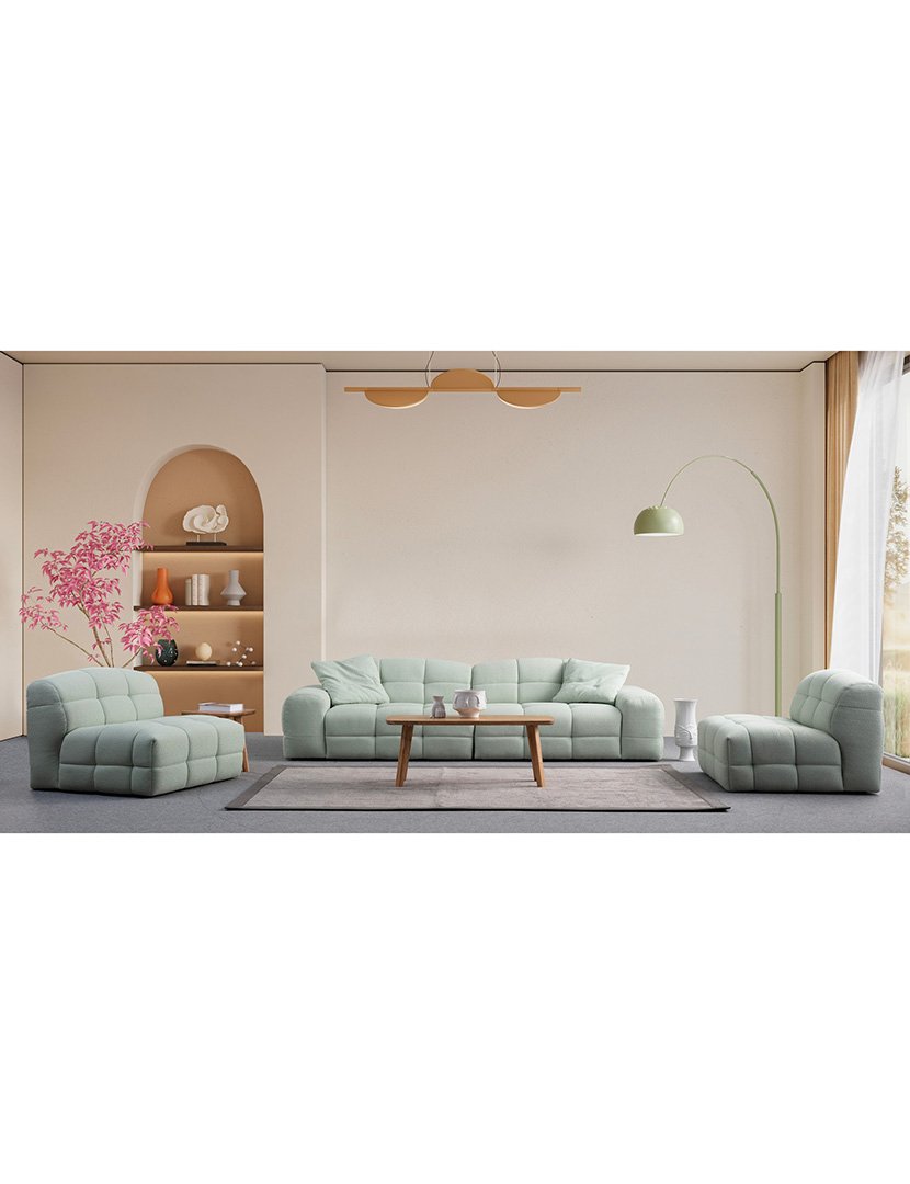 Modular Sofa 3L Pescara Light Green