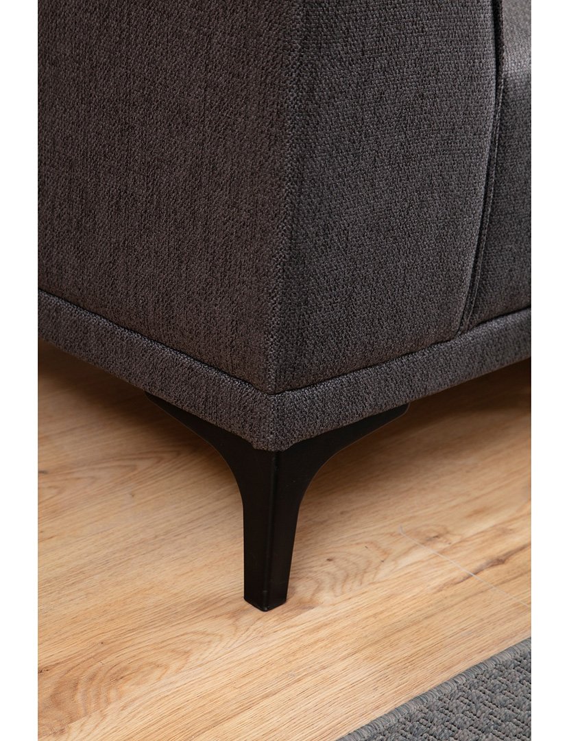 Sofá Chaise Longue Esquerdo Petra Antracite