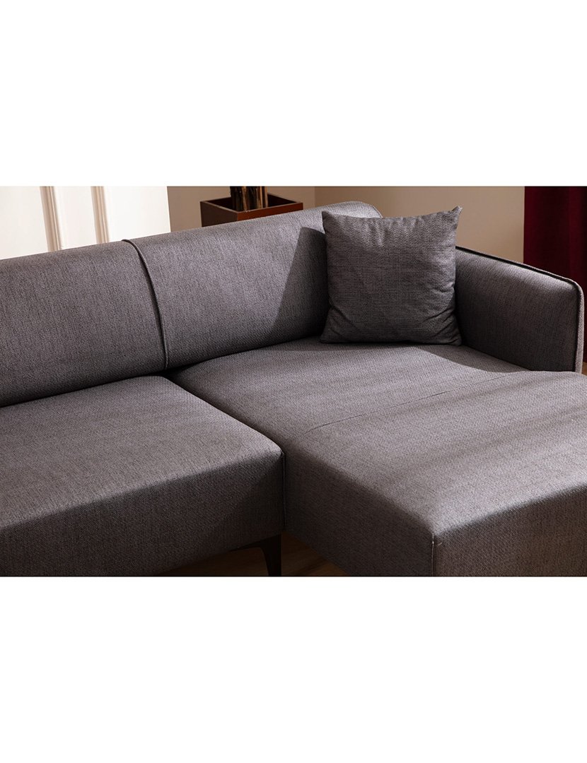 Sofá Chaise Longue Direito Belissimo Cinzento Escuro