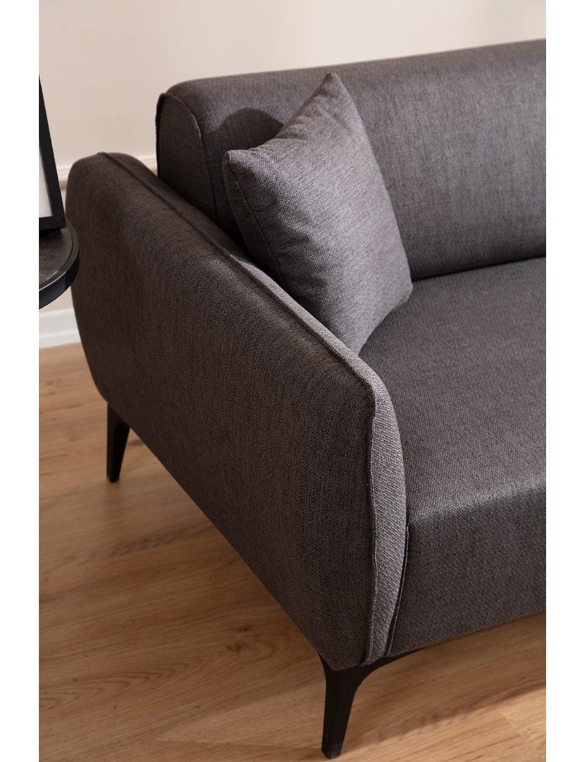 Sofá Chaise Longue Direito Belissimo Cinzento Escuro