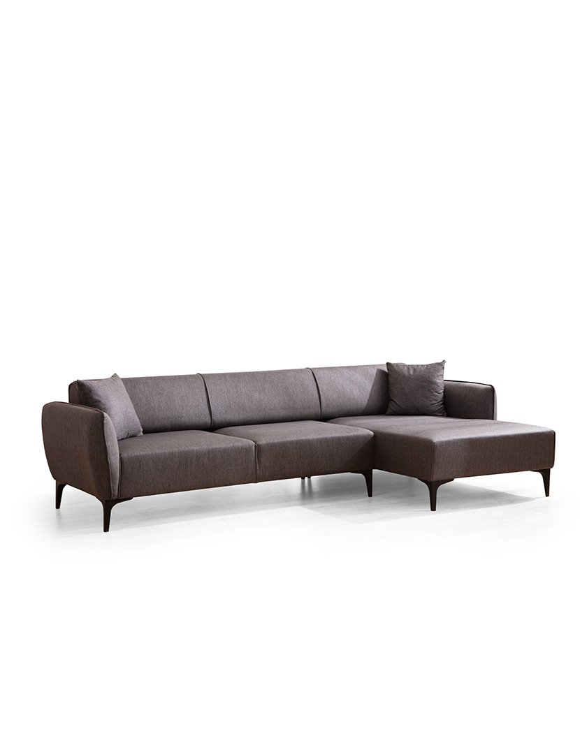 Sofá Chaise Longue Direito Belissimo Cinzento Escuro