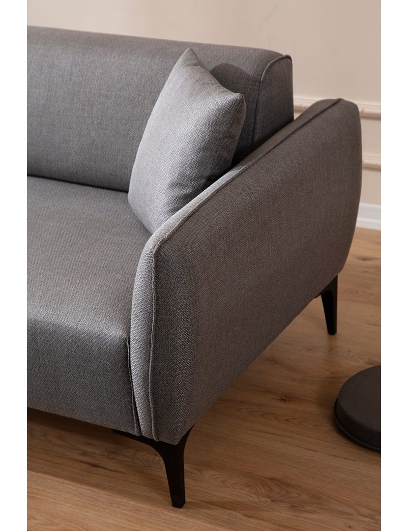 Sofá Chaise Longue Esquerdo Belissimo Cinzento