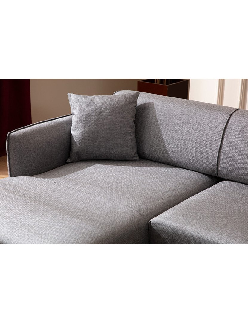 Sofá Chaise Longue Esquerdo Belissimo Cinzento