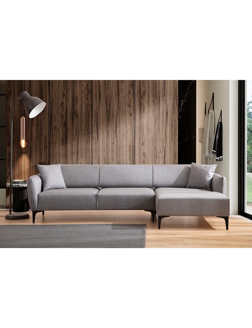 Sofá Chaise Longue Direito Belissimo Cinzento