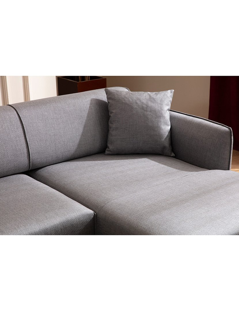 Sofá Chaise Longue Direito Belissimo Cinzento