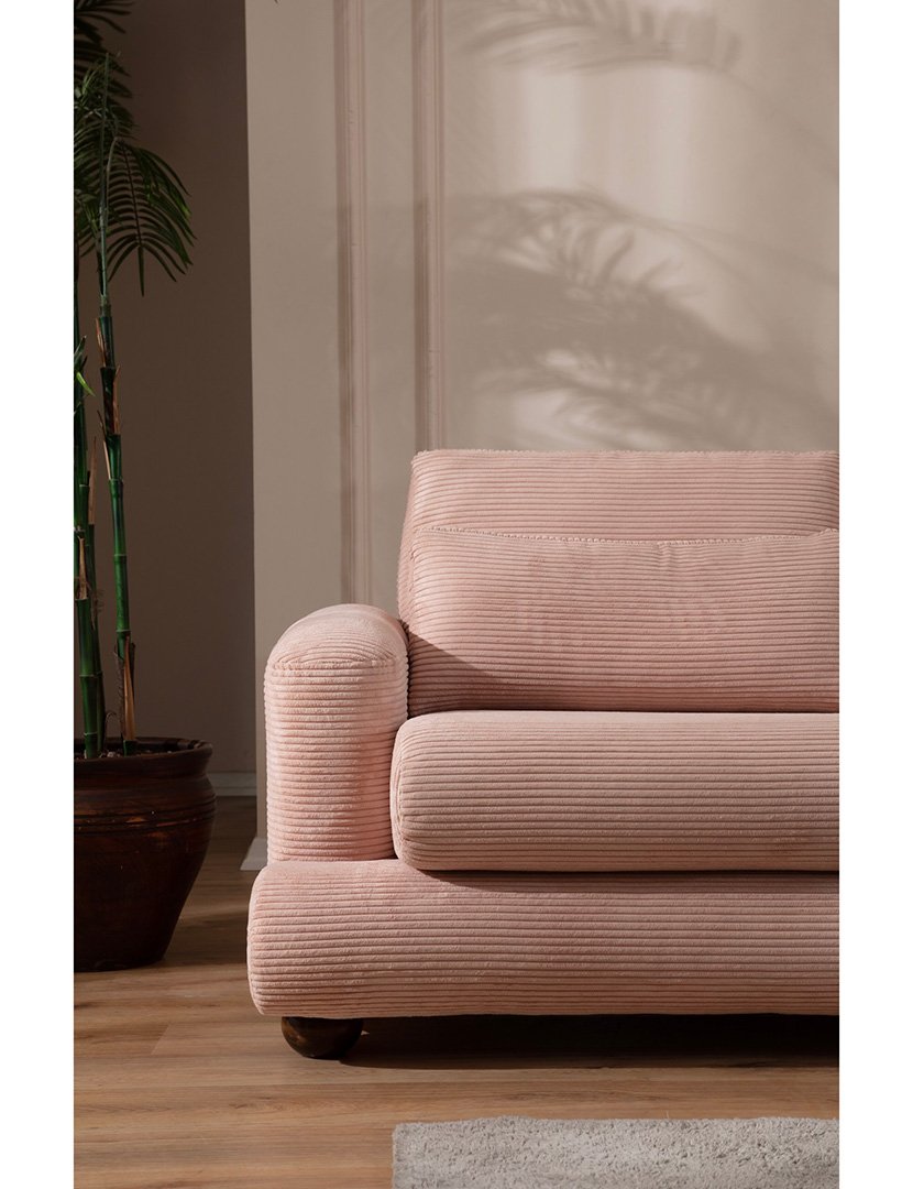 Sofá Chaise Longue Direito River Rosa