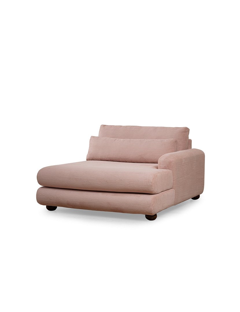Sofá Chaise Longue Direito River Rosa