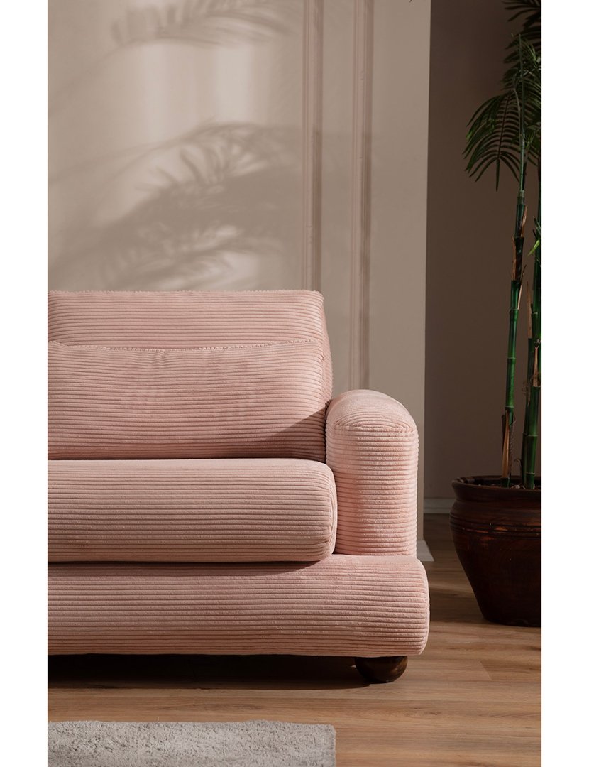 Sofá Chaise Longue Esquerdo River Rosa