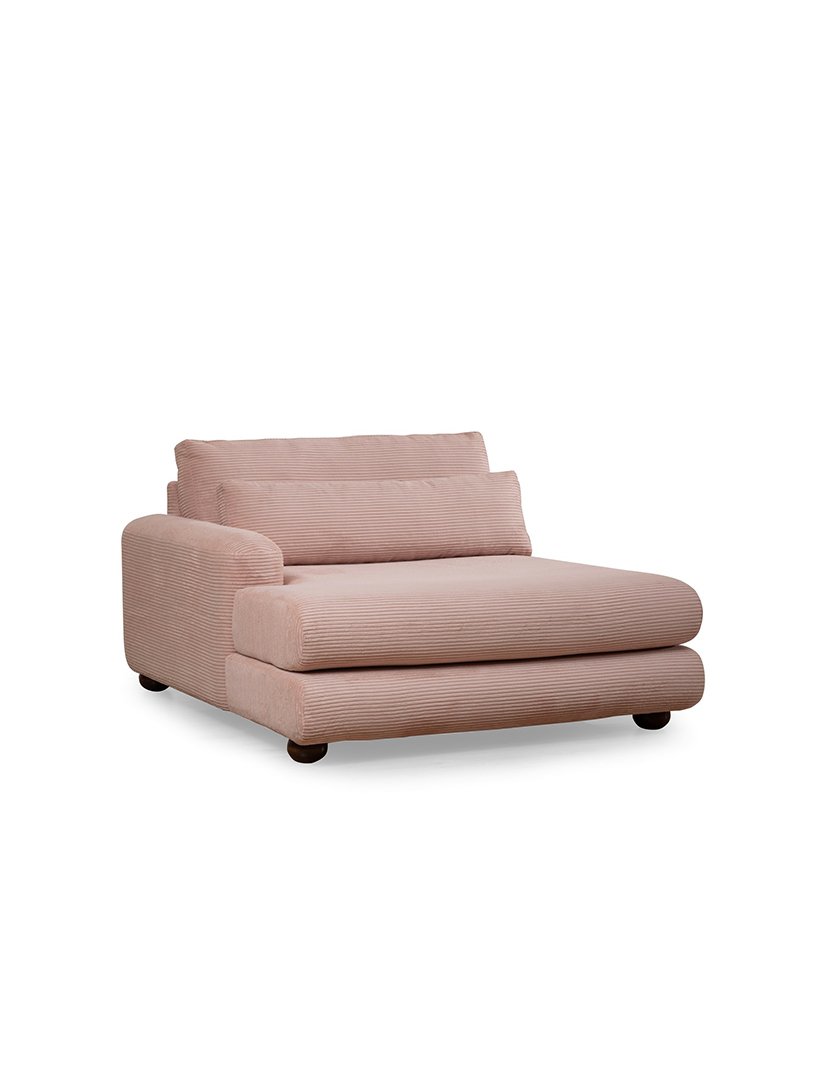 Sofá Chaise Longue Esquerdo River Rosa