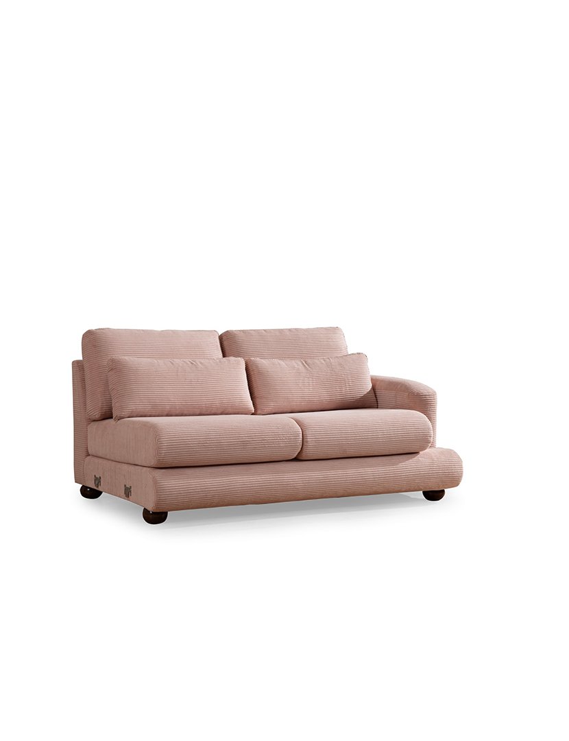 Sofá Chaise Longue Esquerdo River Rosa