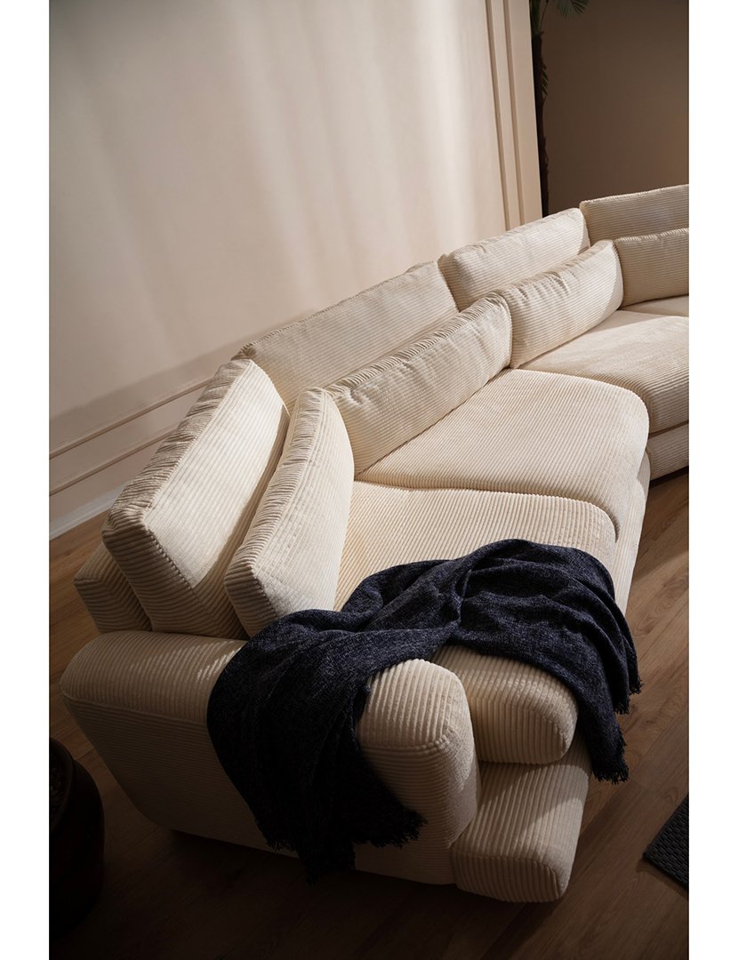 Sofá Canto 4L River Bege