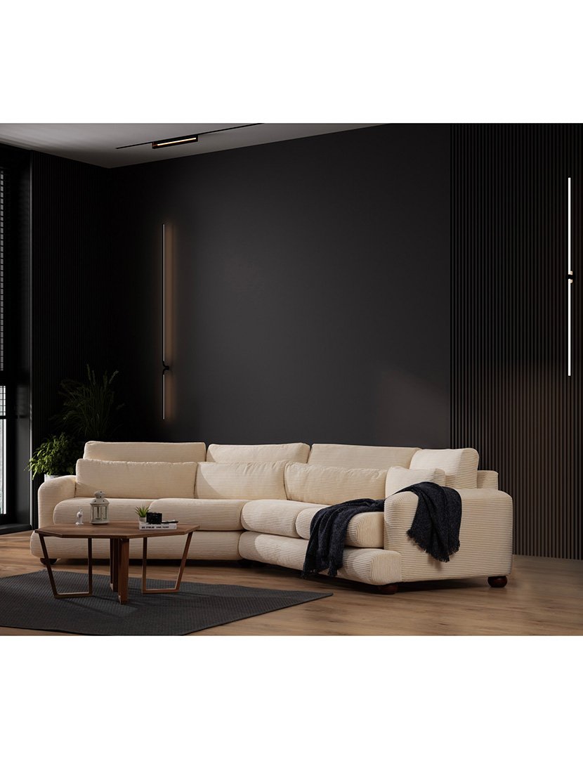 Sofá Canto 4L River Bege