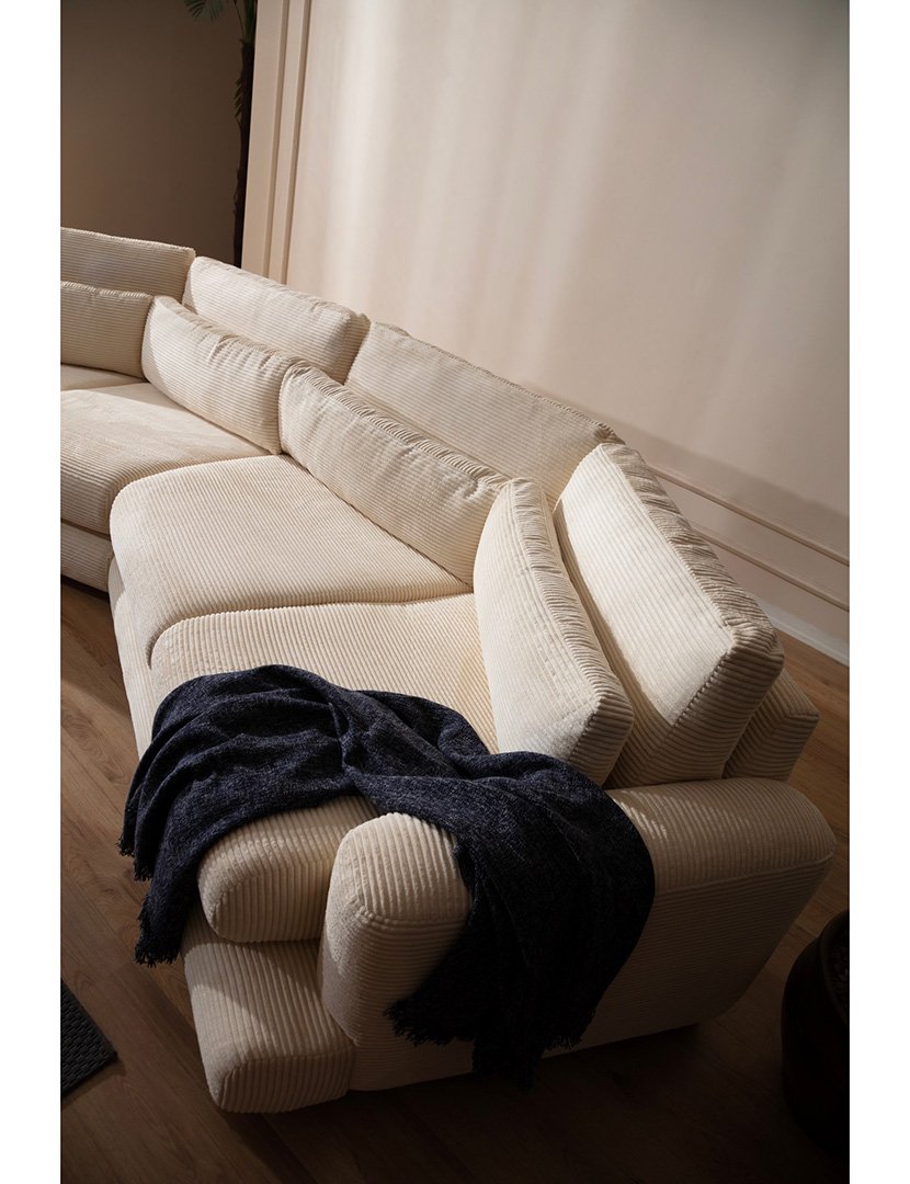 Sofá Canto 4L River Bege