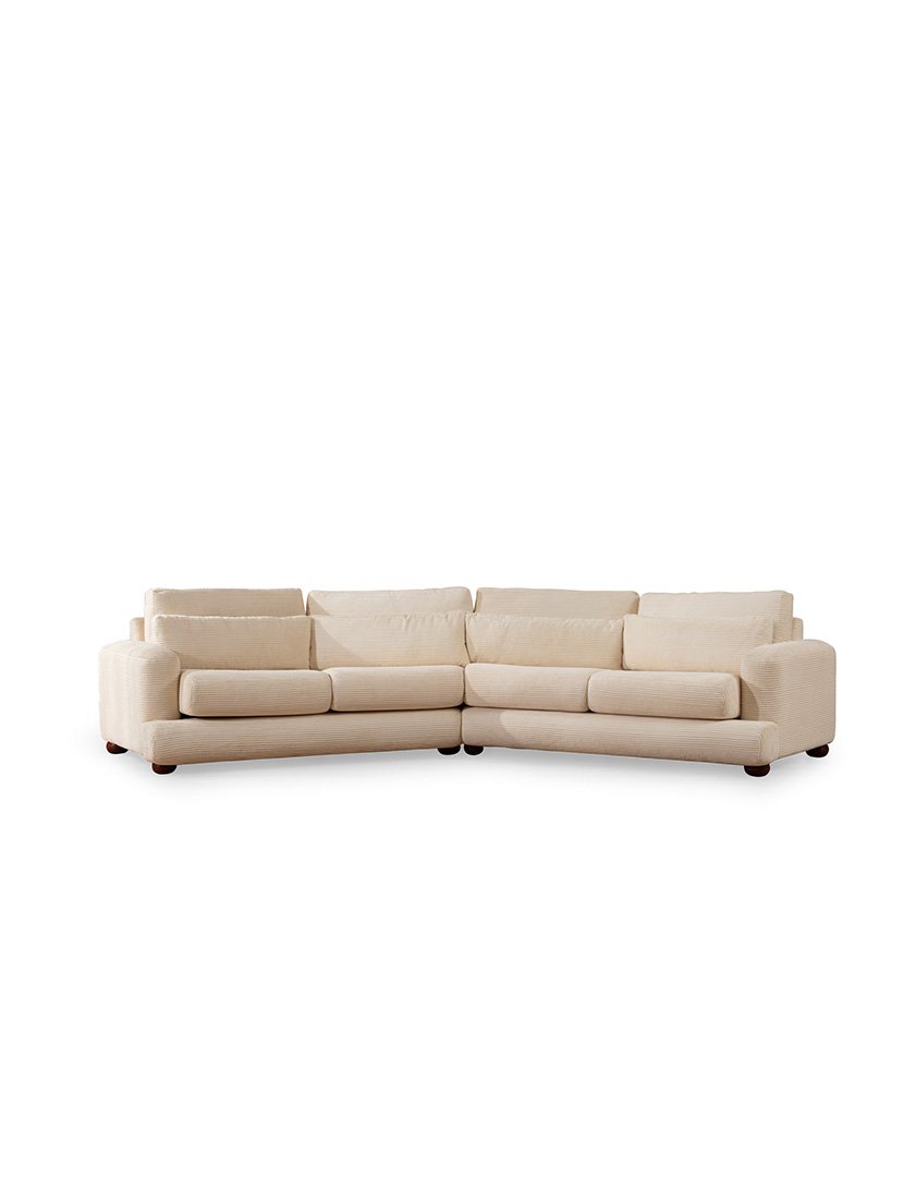 Sofá Canto 4L River Bege