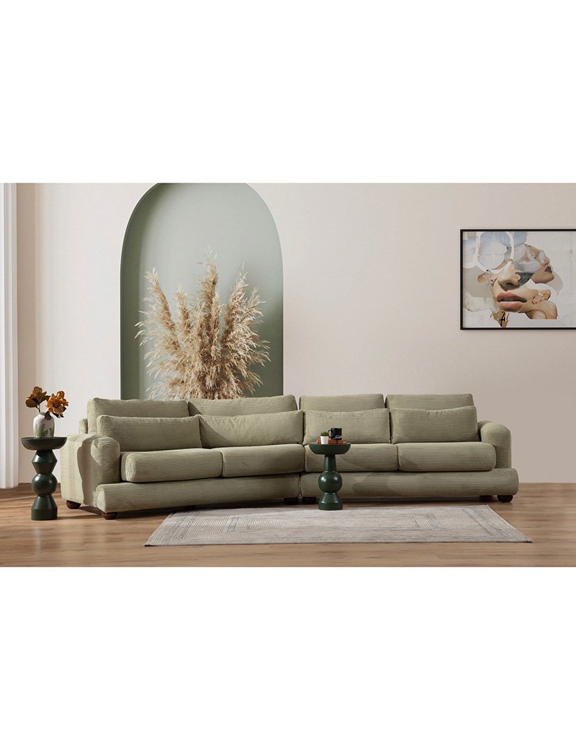 Sofá Canto 4L River Verde