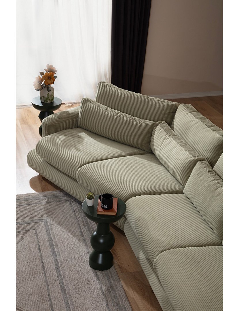 Sofá Canto 4L River Verde