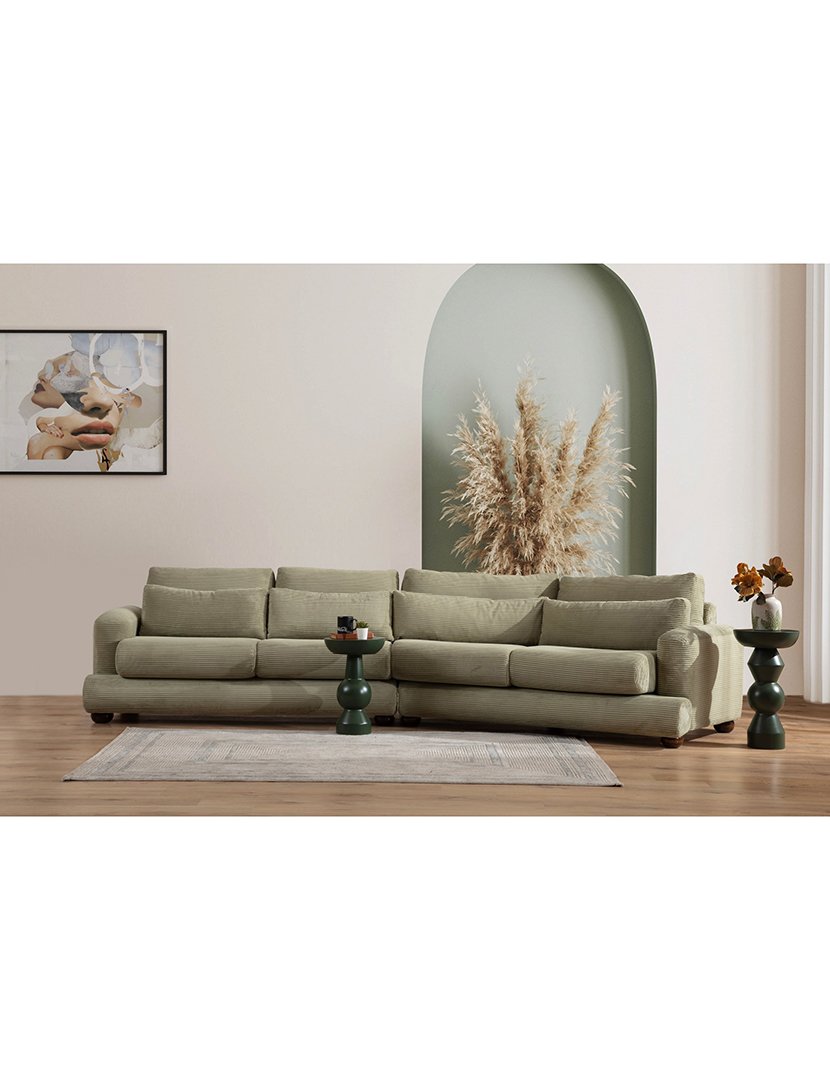 Sofá Canto 4L River Verde