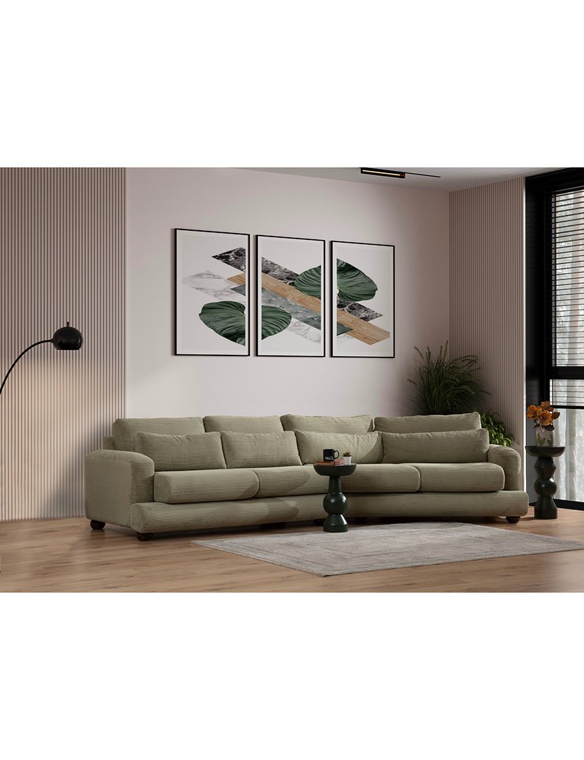 Sofá Canto 4L River Verde