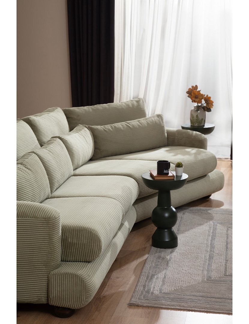 Sofá Canto 4L River Verde