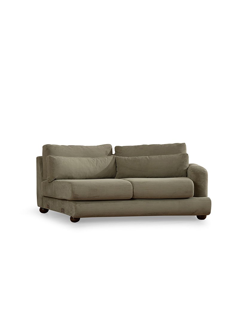 Sofá Canto 4L River Verde