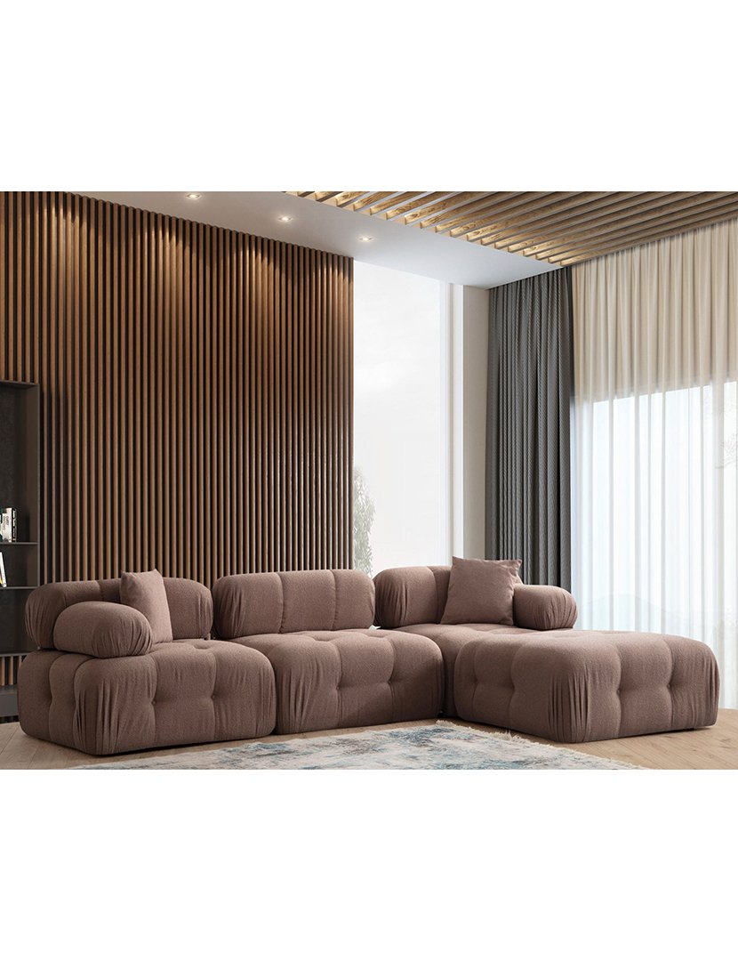 Sofá Modular Chaise Longue Doblo Capuccino