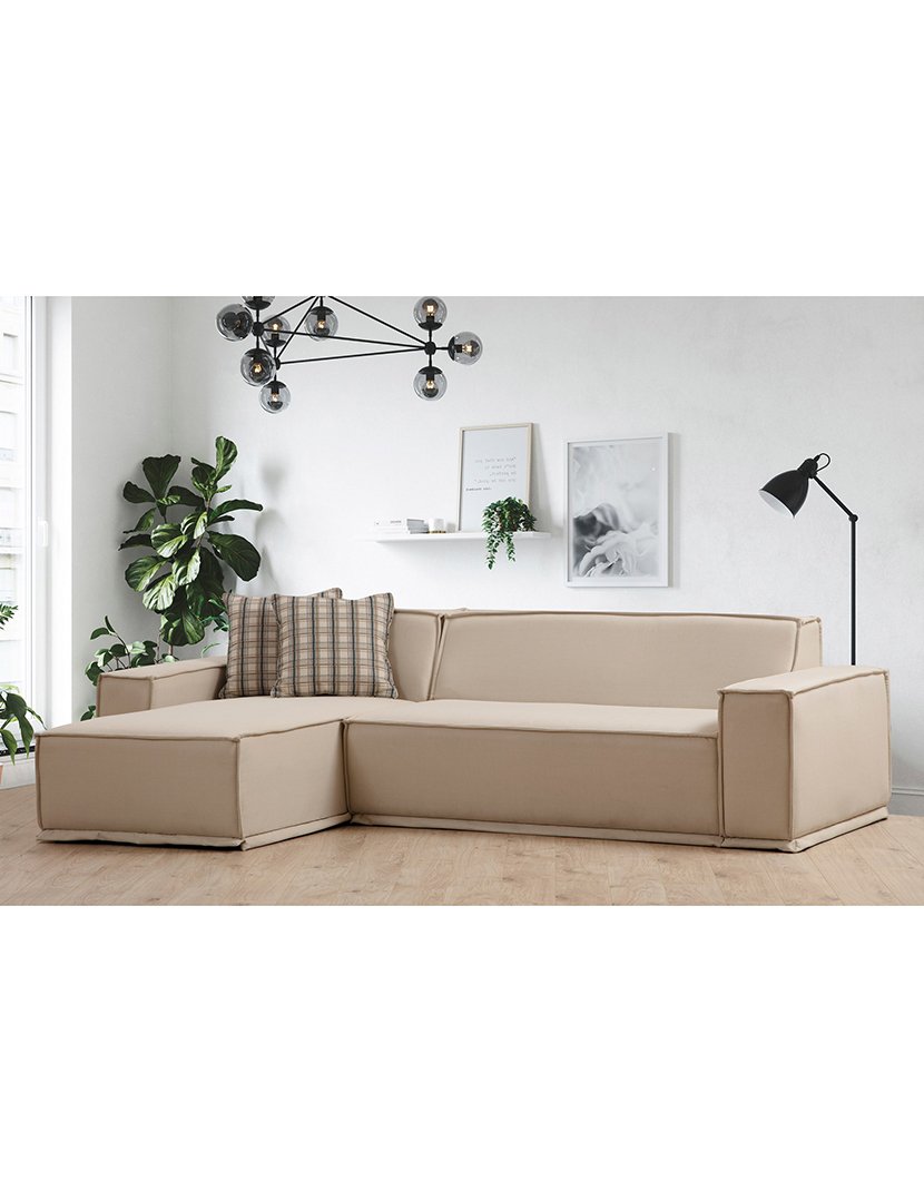 Sofá Chaise Longue Esquerdo Lego Creme
