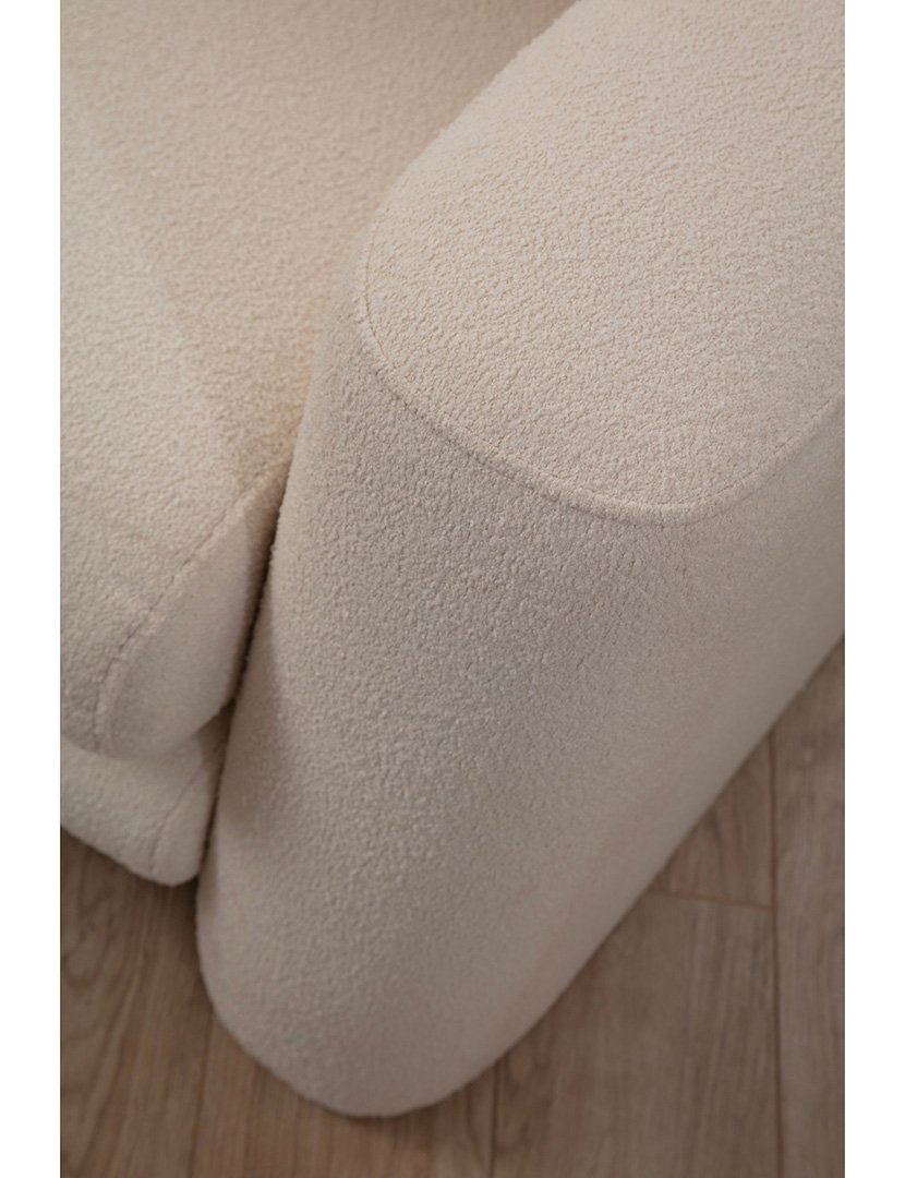 Sofá Chaise Longue Esquerdo Lily Creme