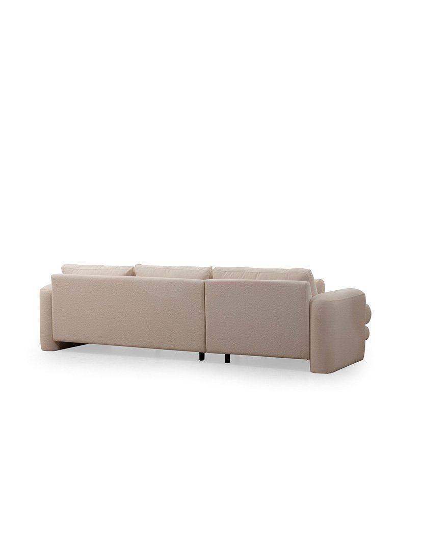 Sofá Chaise Longue Esquerdo Lily Creme