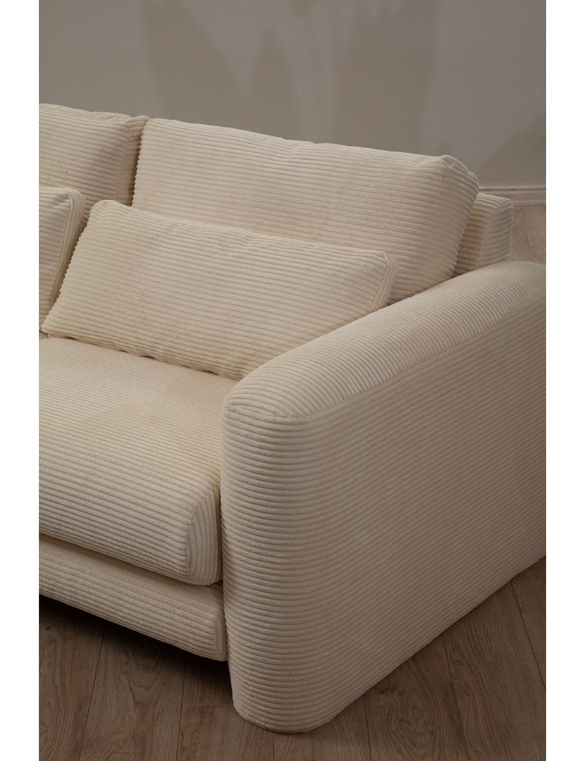 Sofá Chaise Longue Esquerdo Lily Bege