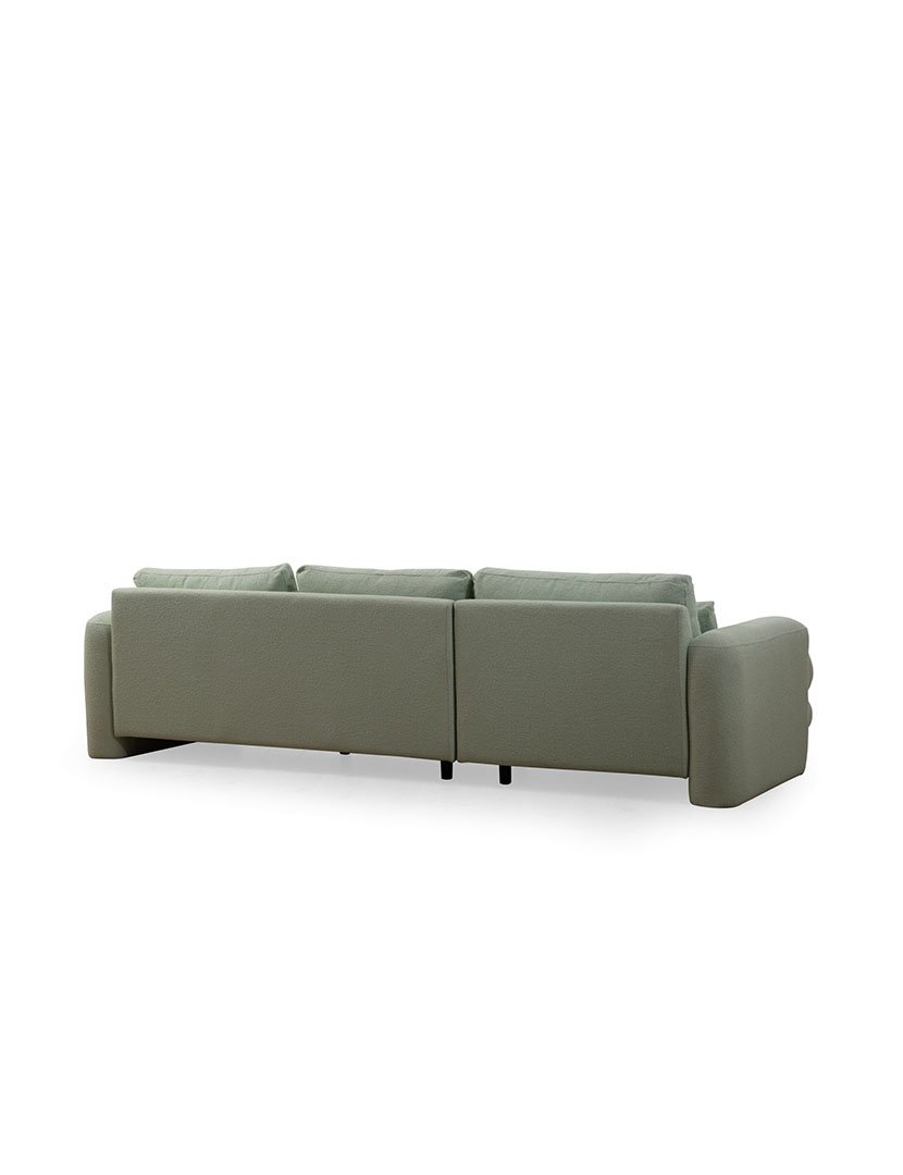 Sofá Chaise Longue Esquerdo Lily Verde